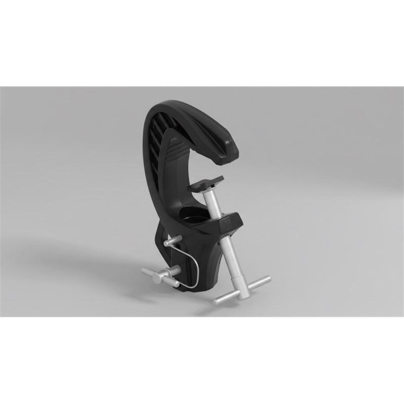 Studio clamp with 28 mm socket