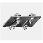 Flat Adapter Bracket for IFF rail systems to "I" beams