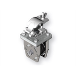 Single mounting clamp - Strong aluminium clamp for attaching motor winch unit or any accessory to Ø50mm (2”) pipe or truss grid