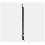 Telescopic drop-arm extension 113 cm up to 200 cm (44" to 78")