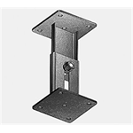 Extension bracket for variable heights
