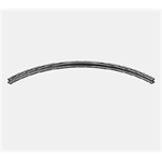 Rail 50 curved - 90° radius 1800 mm - 70 7/8